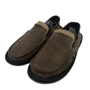 Sanuk Men's Canvas Pick Pocket Slip On Loafer Flat
